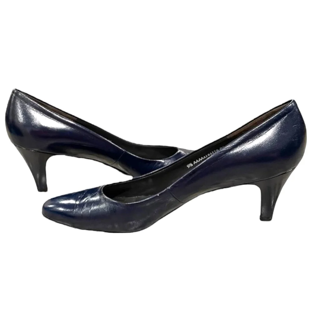 Bally of Switzerland Womens 9.5 AAAA Vicky II Pumps Leather S 6092 Ponte Shank